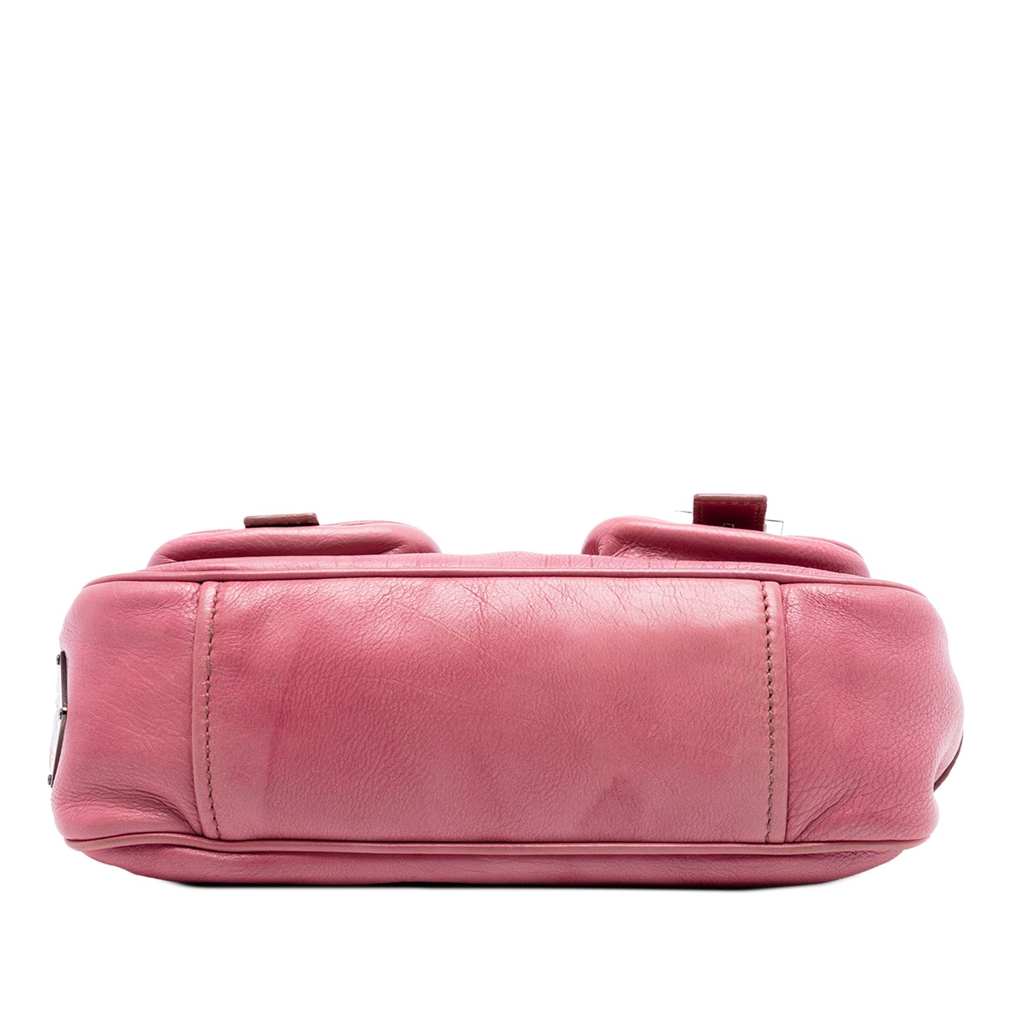 Soft Calf Double Pocket Shoulder Bag
