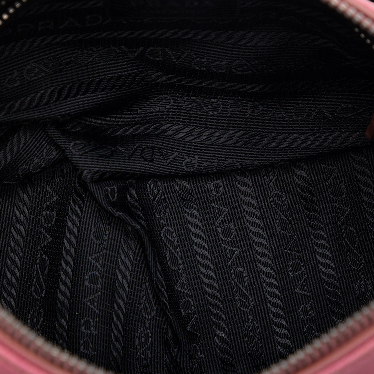 Soft Calf Double Pocket Shoulder Bag