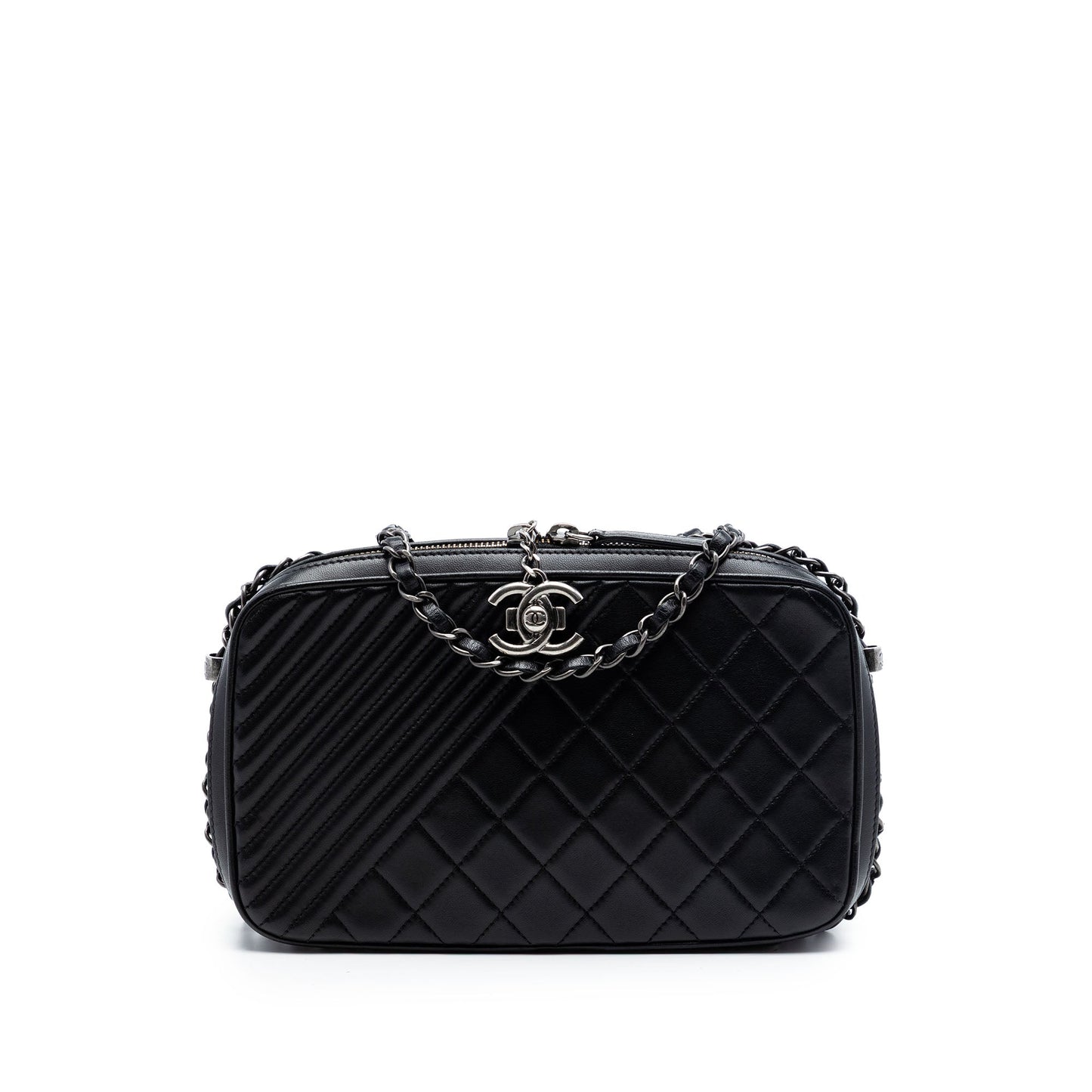 Chanel Medium Quilted Lambskin Coco Boy Camera Bag
