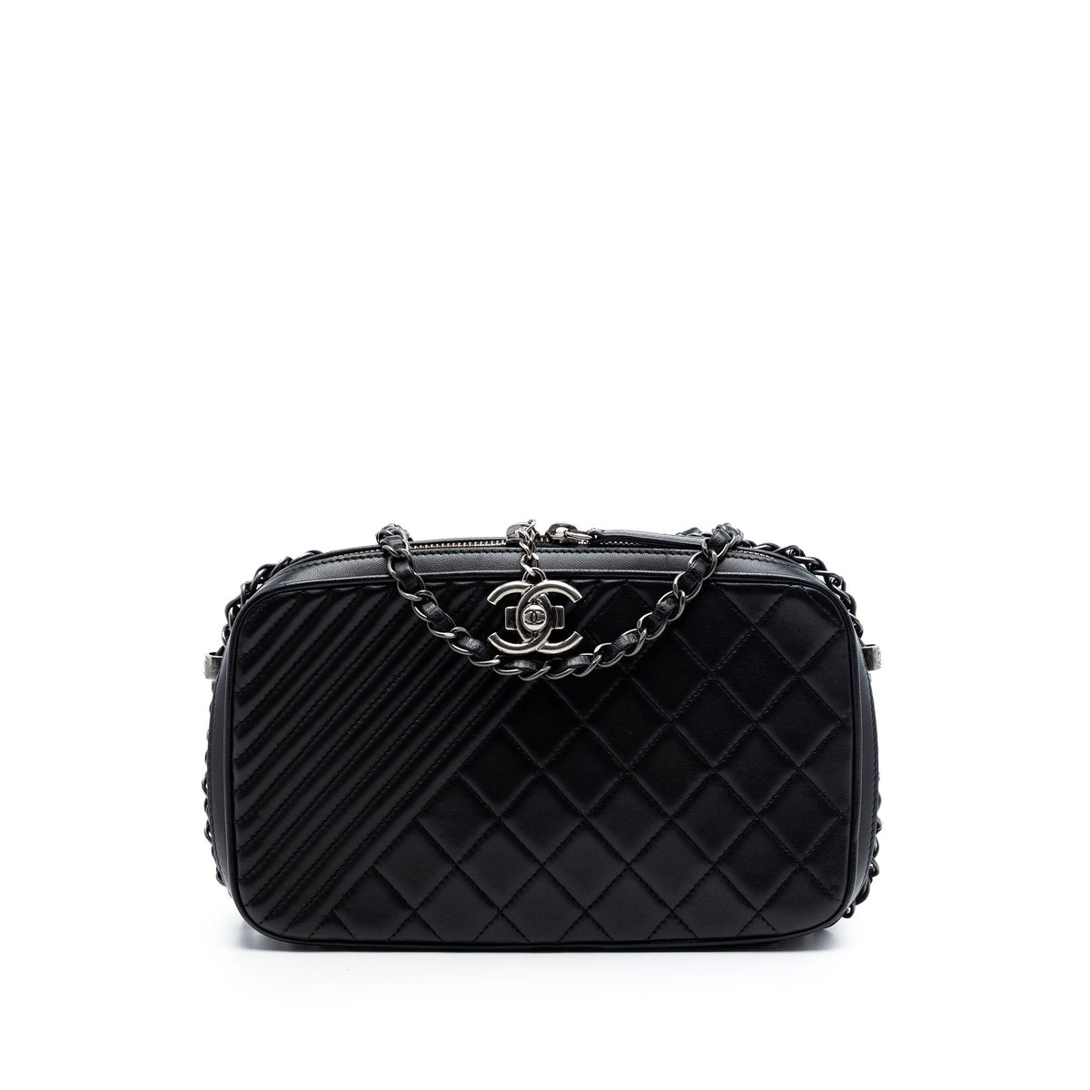 Chanel Medium Quilted Lambskin Coco Boy Camera Bag
