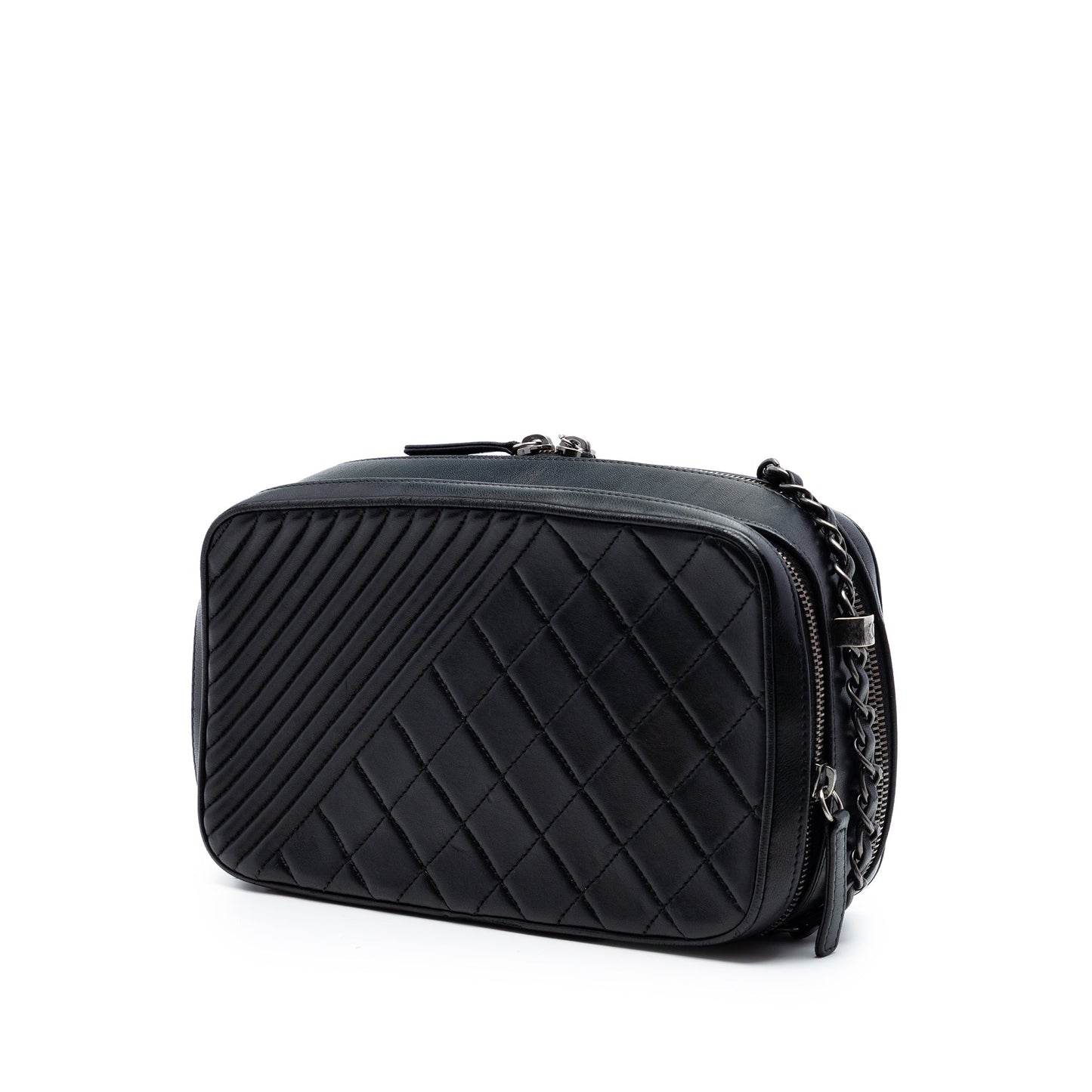 Chanel Medium Quilted Lambskin Coco Boy Camera Bag