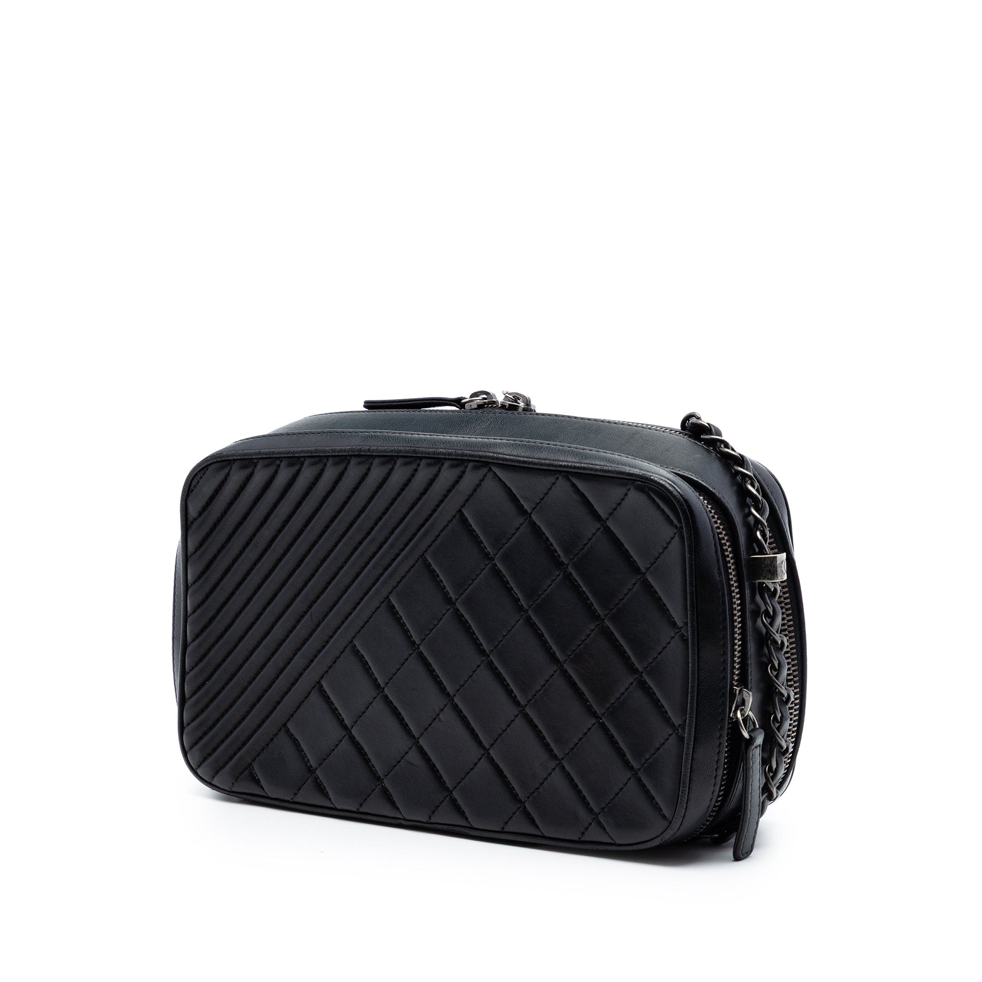 Chanel Medium Quilted Lambskin Coco Boy Camera Bag