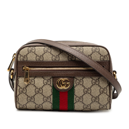 Gucci Mini GG Supreme Web Ophidia Crossbody