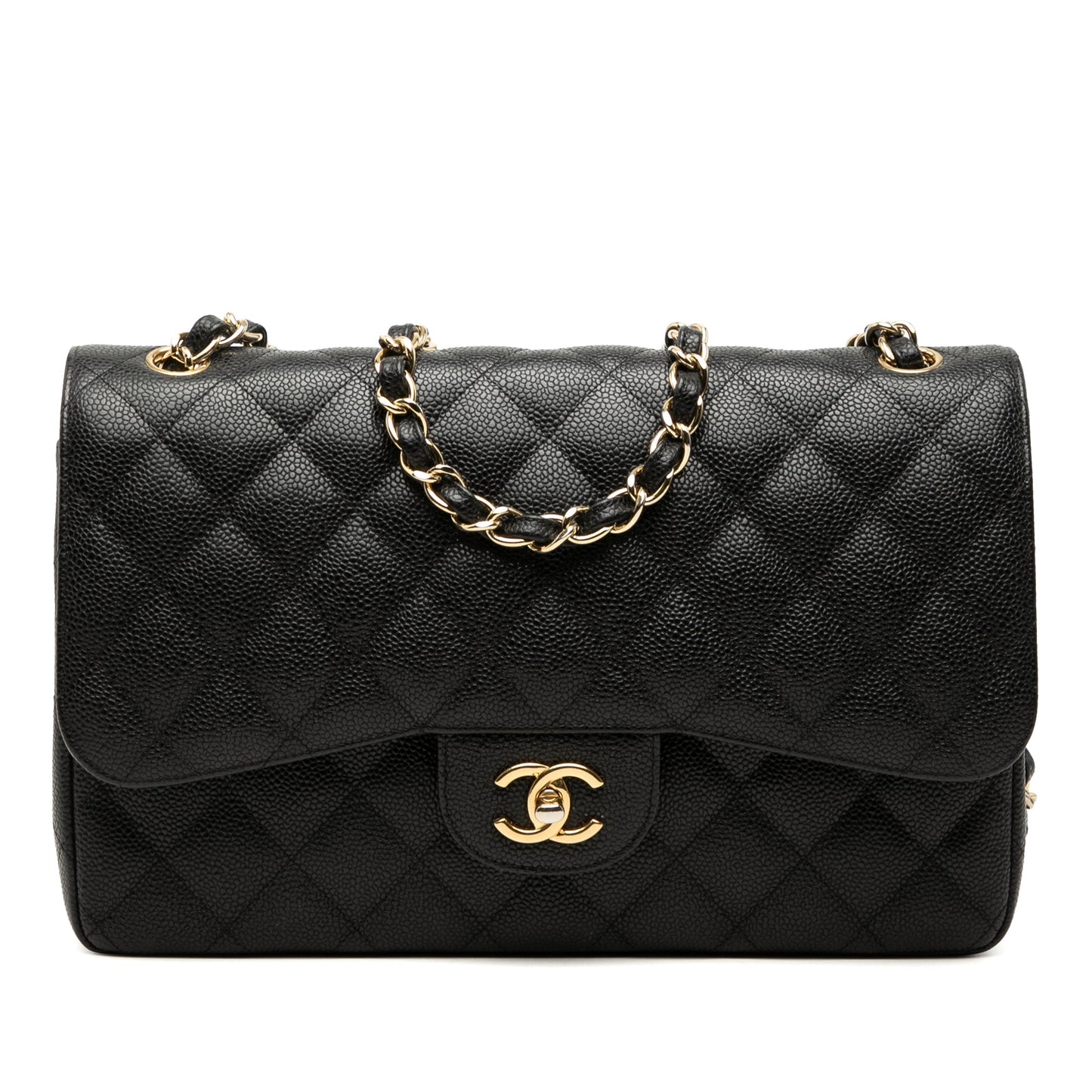 Chanel Jumbo Classic Caviar Double Flap