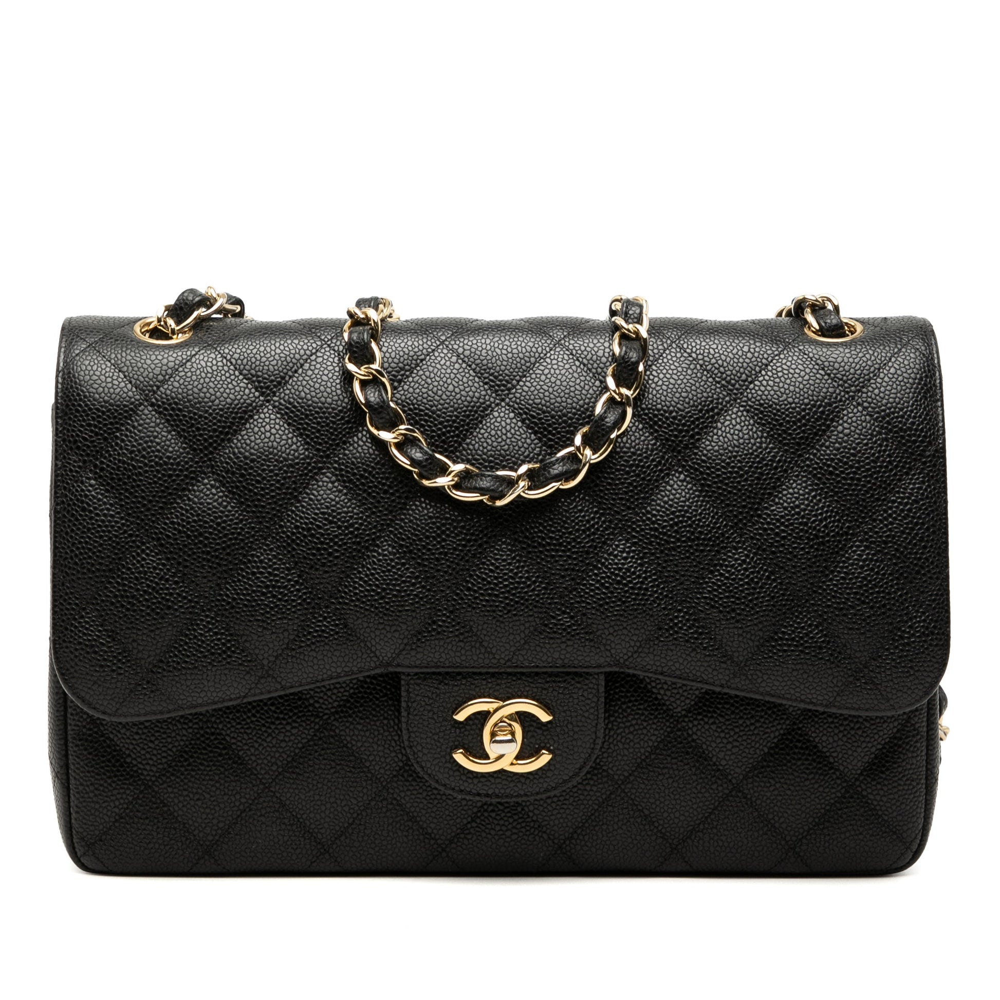 Chanel Jumbo Classic Caviar Double Flap