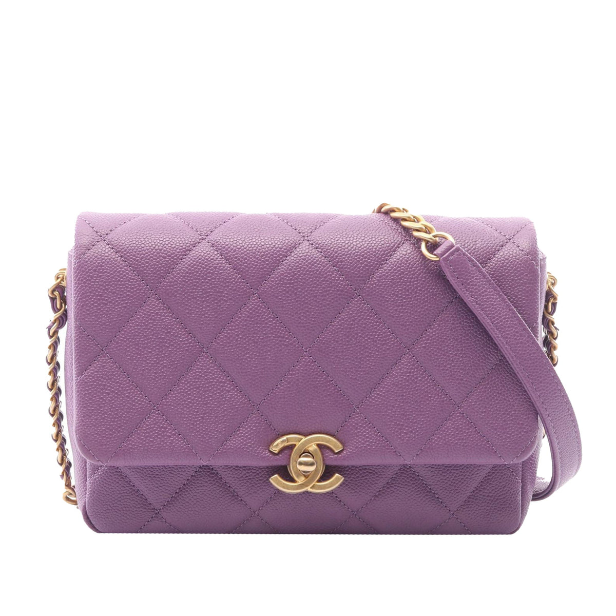 Chanel Small Quilted Caviar Flap