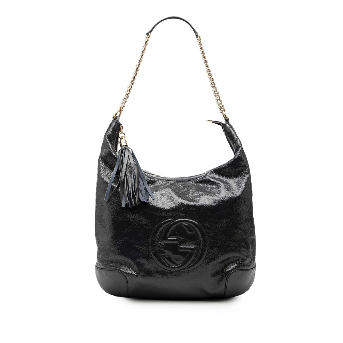 Gucci Patent Soho Shoulder Bag
