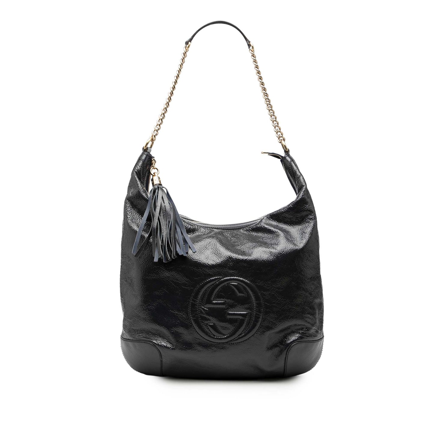 Gucci Patent Soho Shoulder Bag