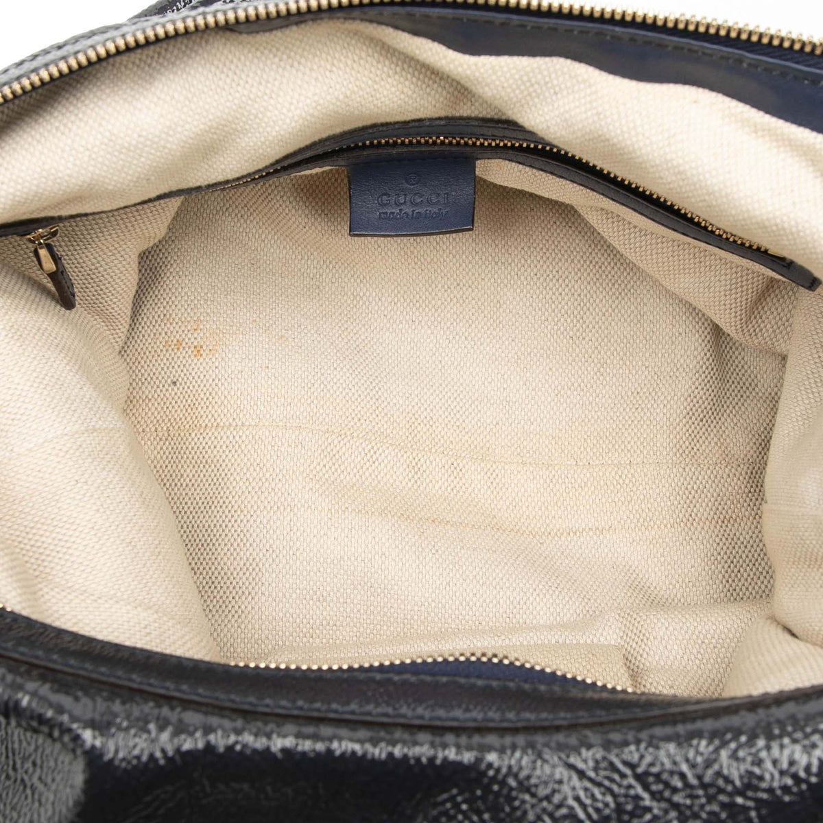 Gucci Patent Soho Shoulder Bag