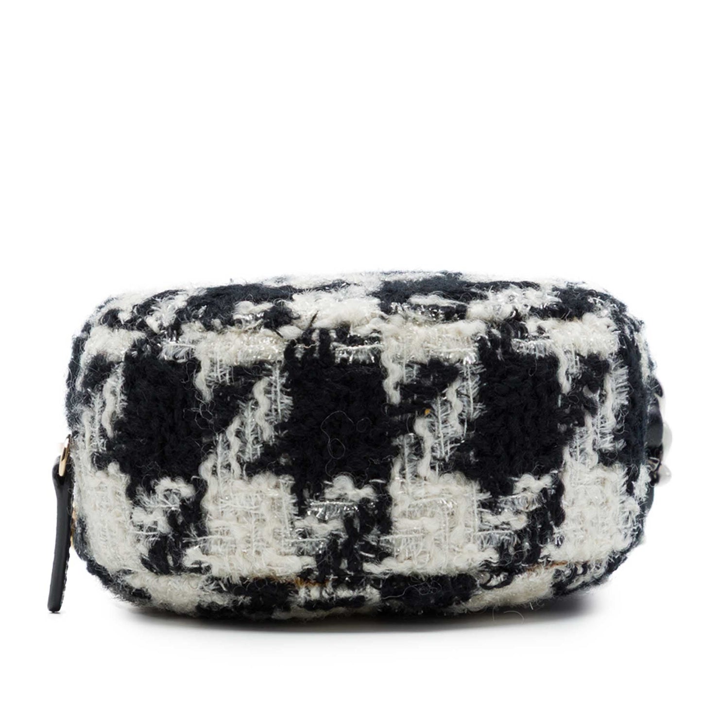 Chanel Tweed 19 Round Clutch with Chain and Coin Purse
