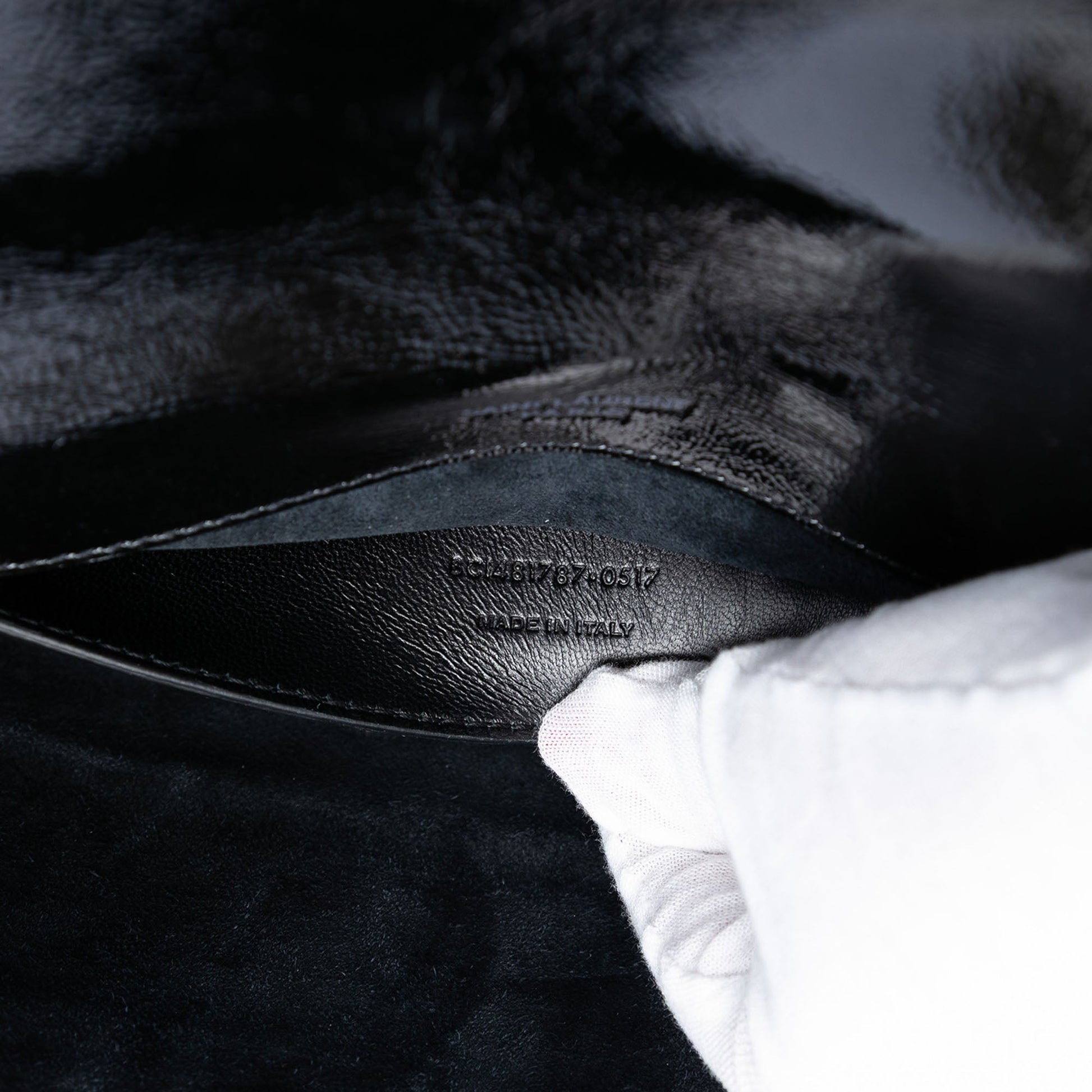 Saint Laurent Patent Smoking Clutch