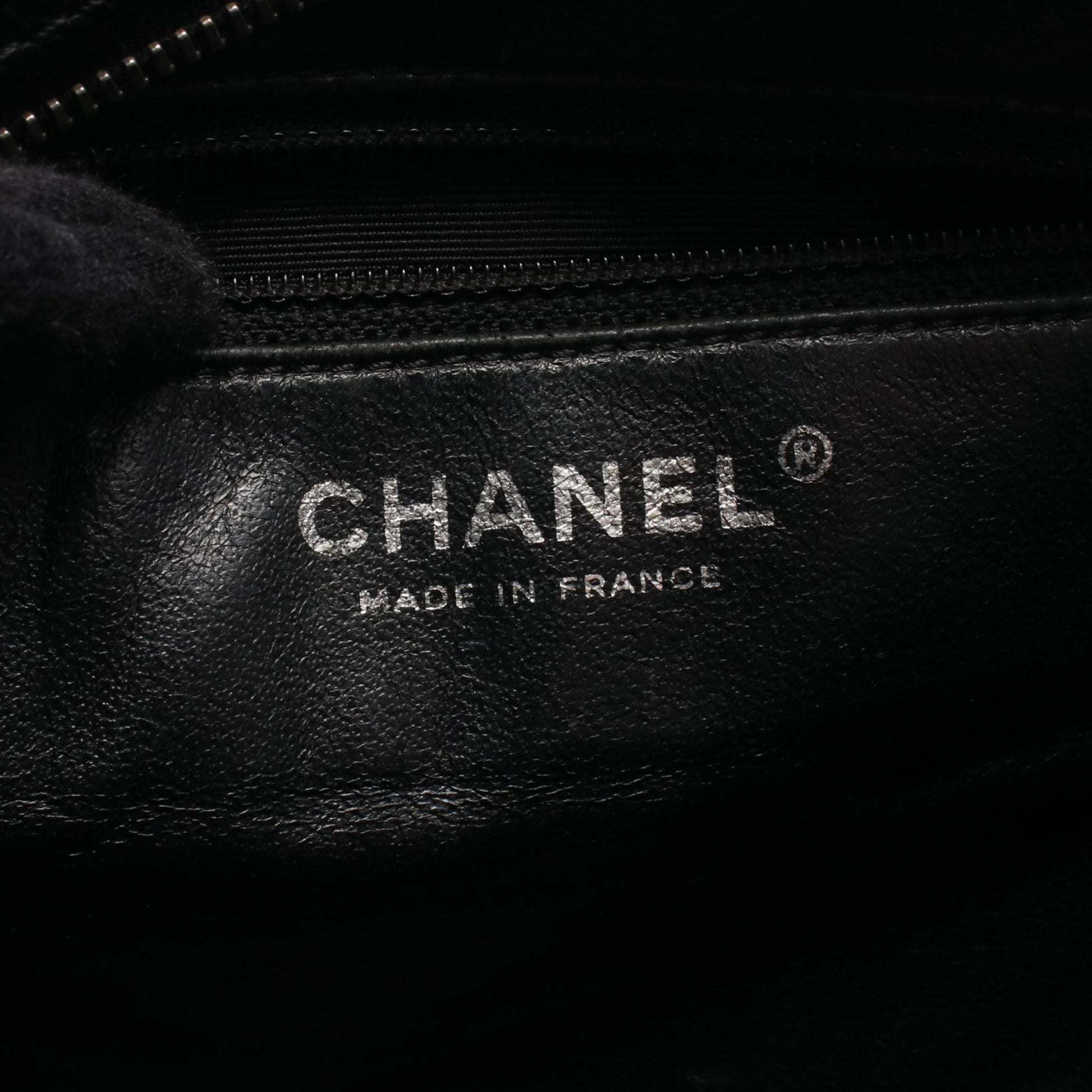 Chanel CC Quilted Caviar Shoulder Bag