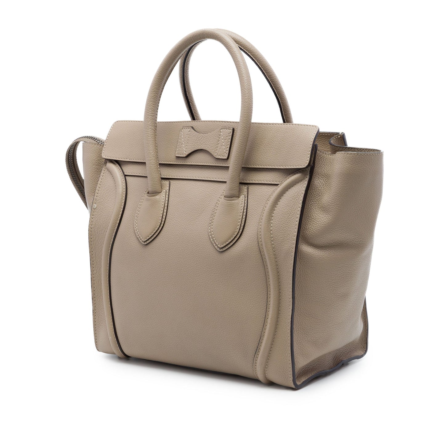 Celine Mini Drummed Calfskin Luggage Tote