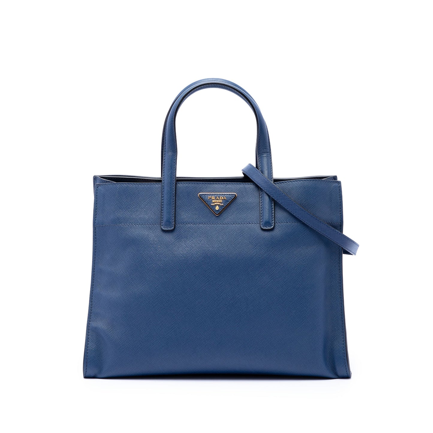 Prada Saffiano Soft Triple Pocket Tote