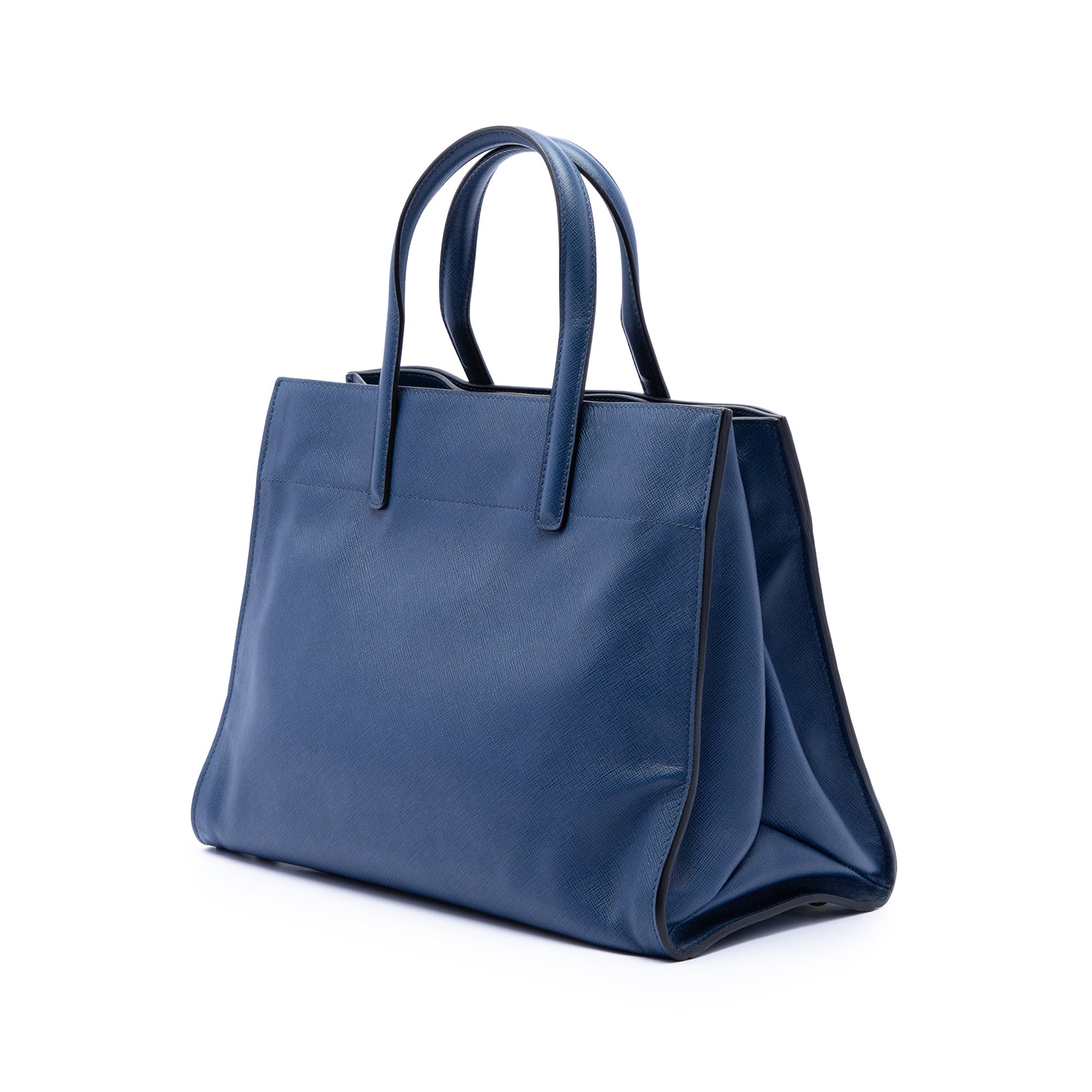 Prada Saffiano Soft Triple Pocket Tote