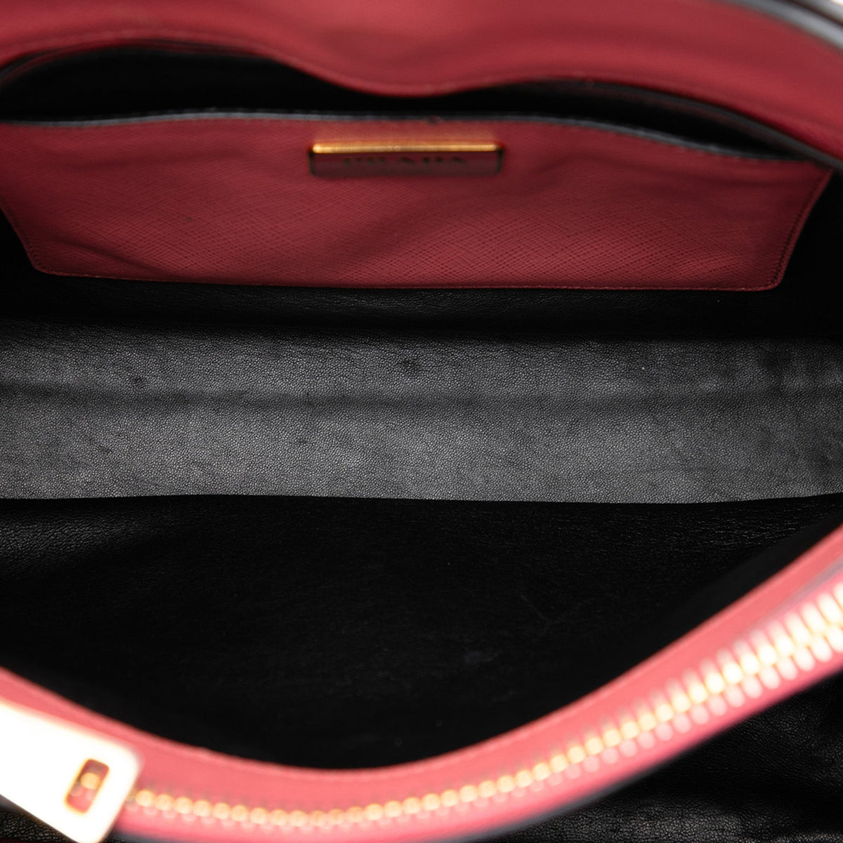 Prada Saffiano Soft Triple Pocket Tote