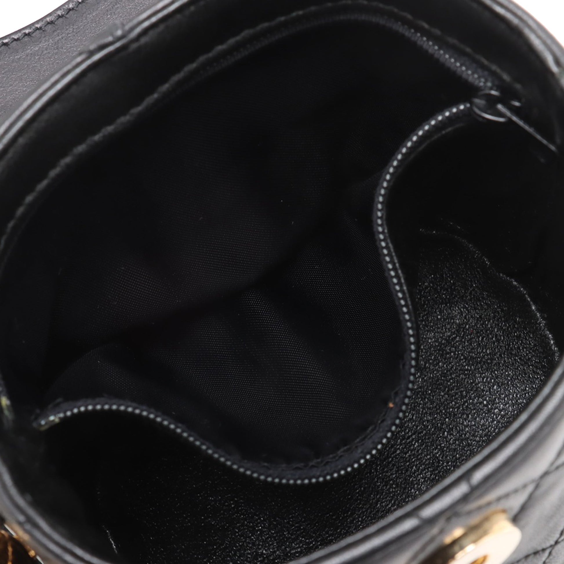 Chanel CC Quilted Lambskin Fringe Crossbody