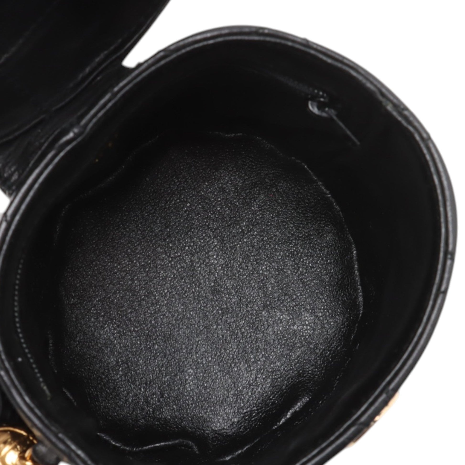 Chanel CC Quilted Lambskin Fringe Crossbody