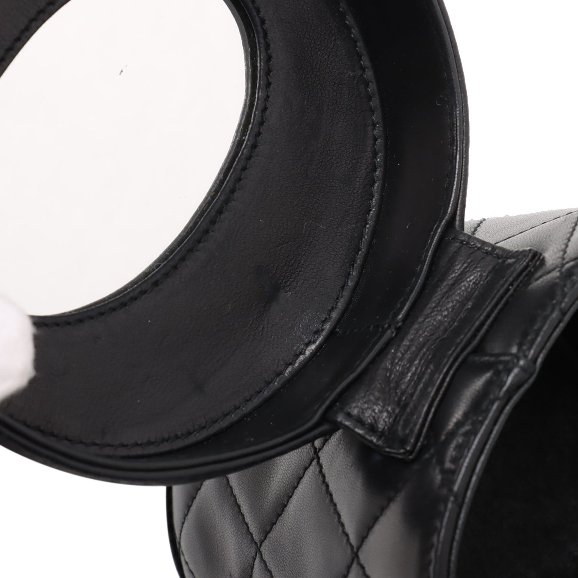 Chanel CC Quilted Lambskin Fringe Crossbody
