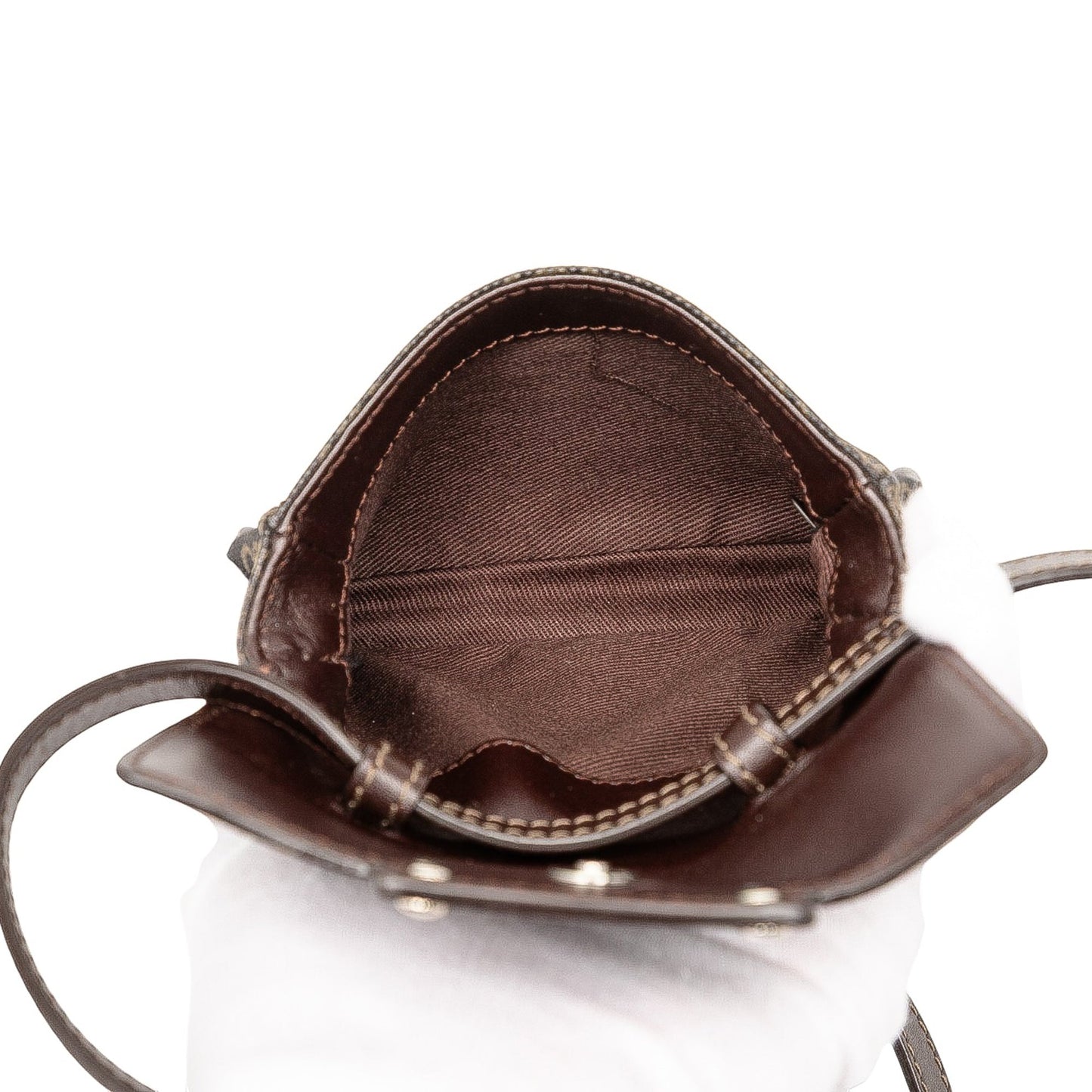LOEWE Mini Anagram Coated Canvas Crossbody
