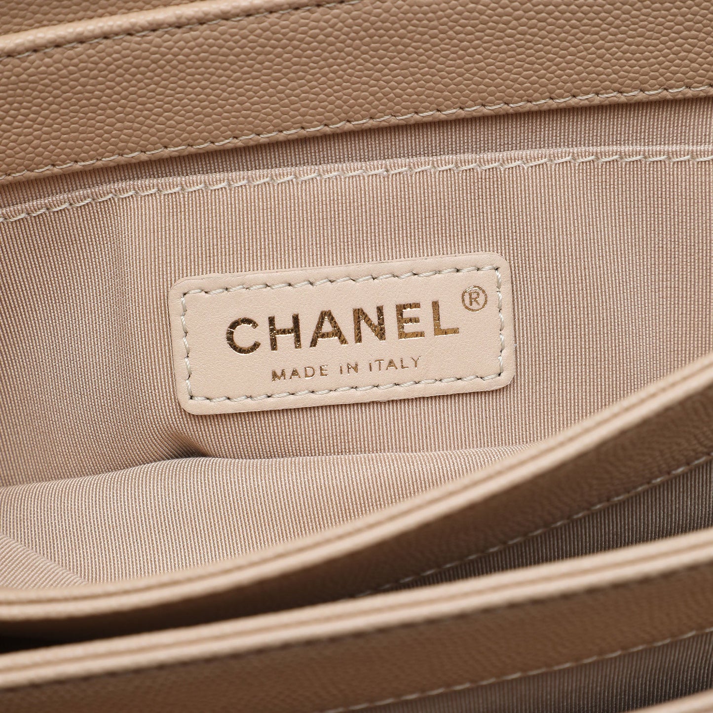 Chanel Small CC Stitched Caviar and Suede Lady Coco Flap