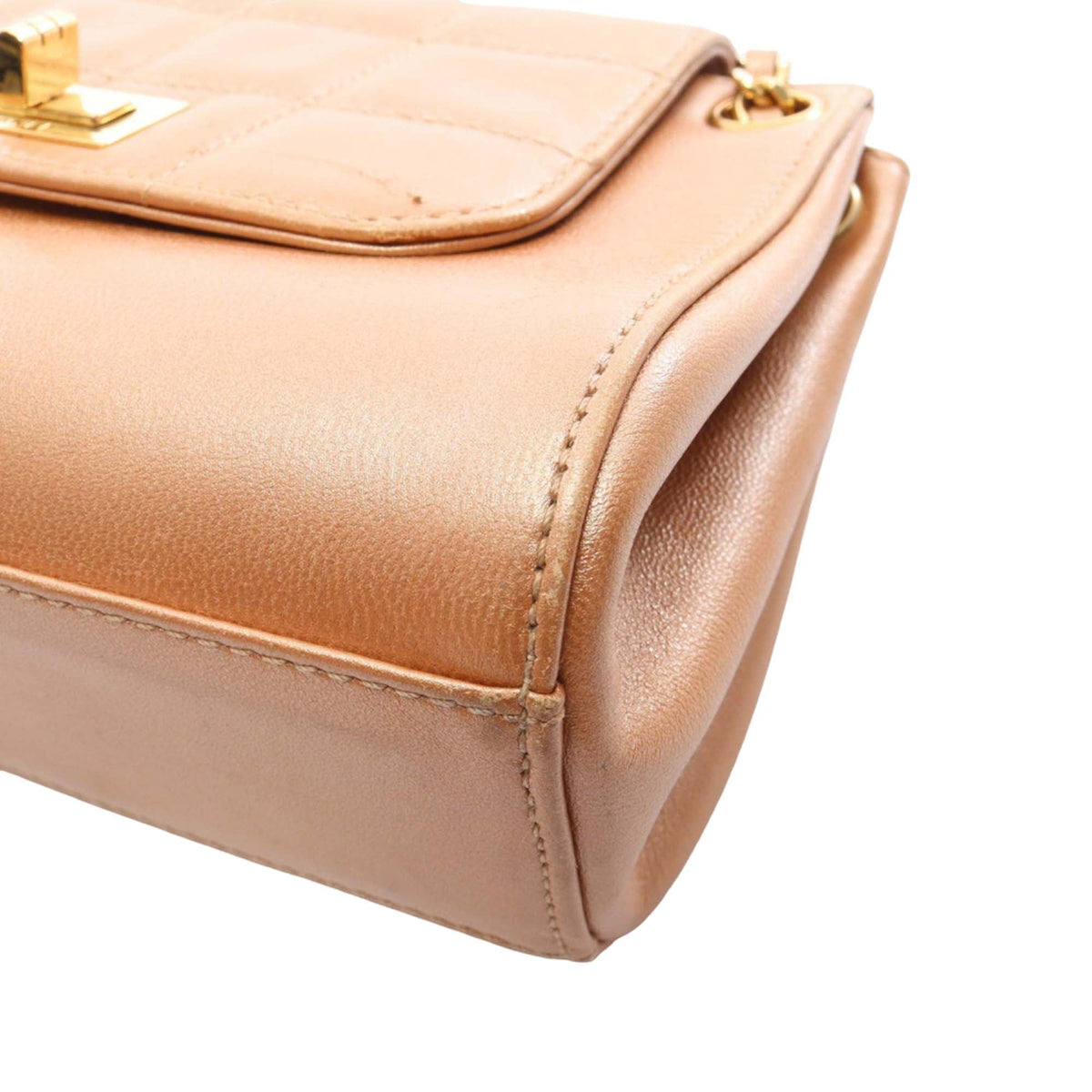 Chanel Choco Bar Lambskin Reissue 2.55 Accordion Flap — Pink
