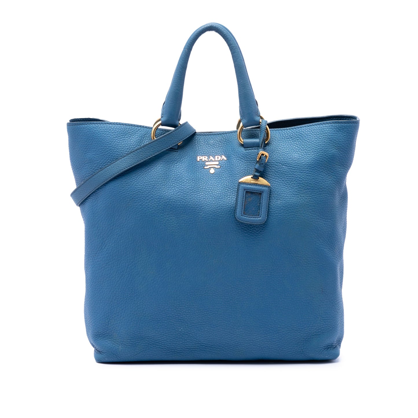 Prada Vitello Daino Open Convertible Tote