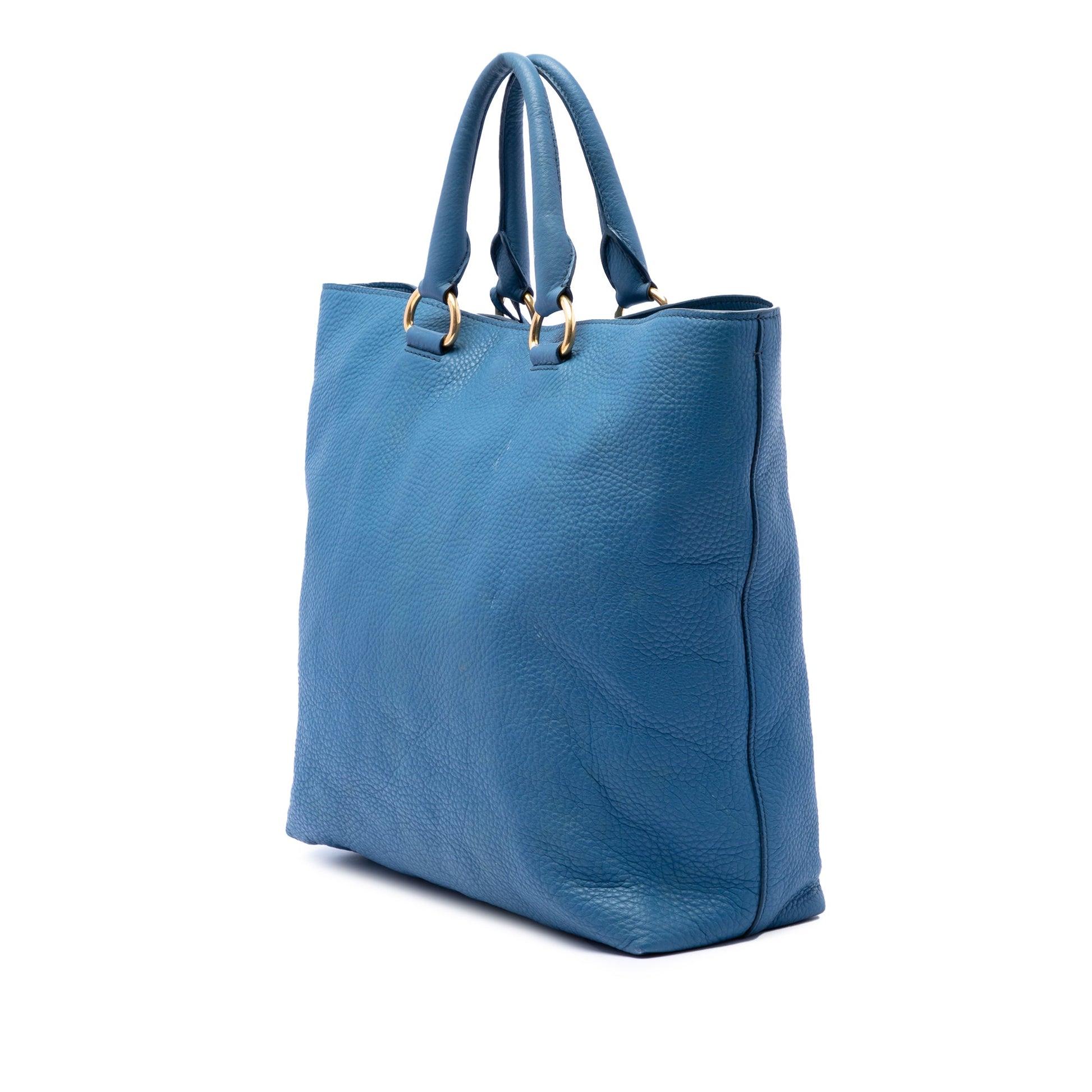 Prada Vitello Daino Open Convertible Tote