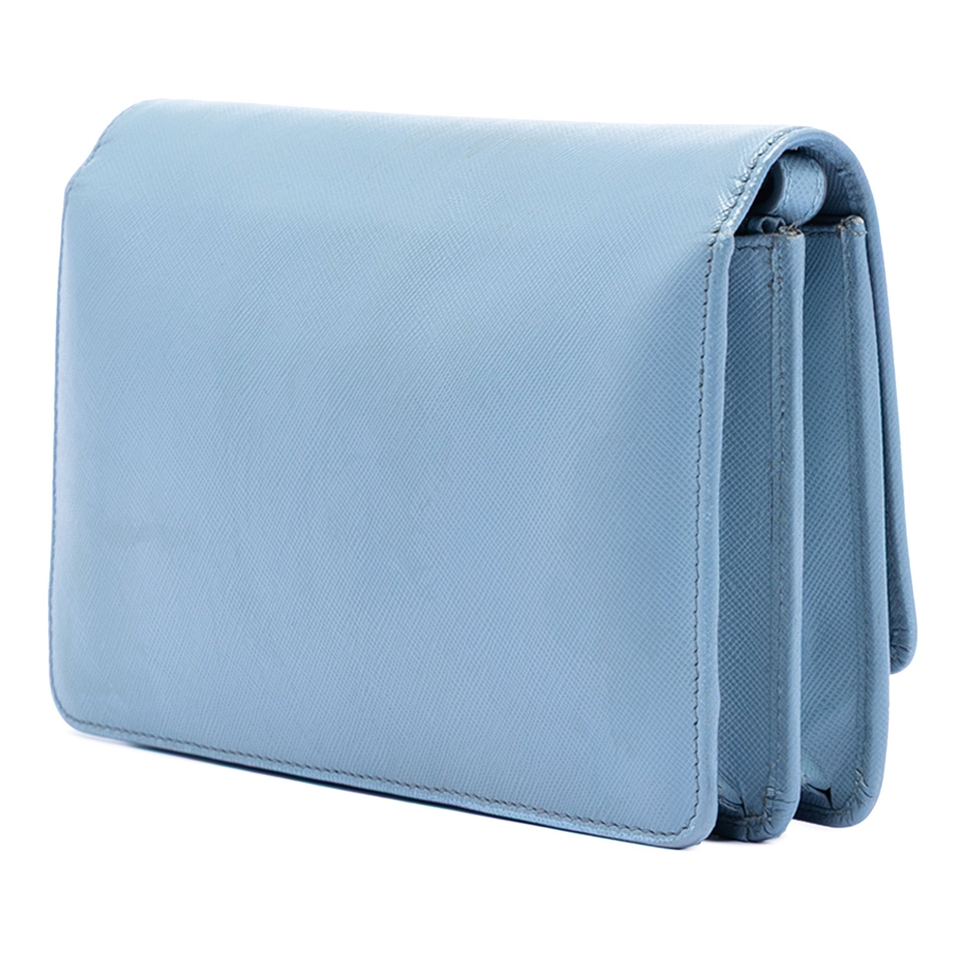Prada Saffiano Wallet on Strap