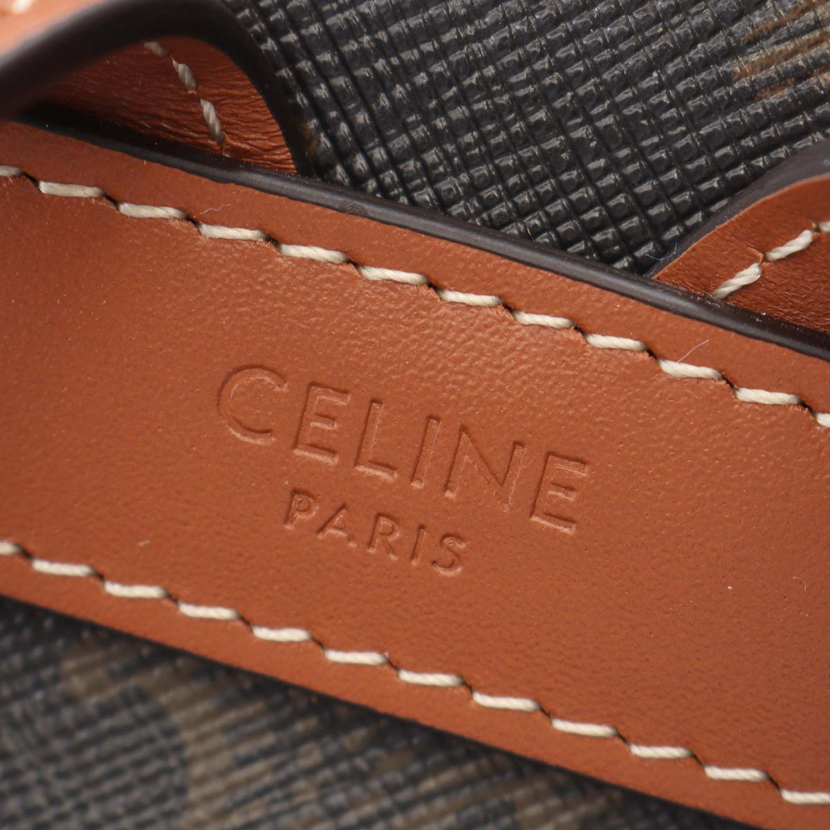 Celine Triomphe Coated Canvas Bonnie Backpack