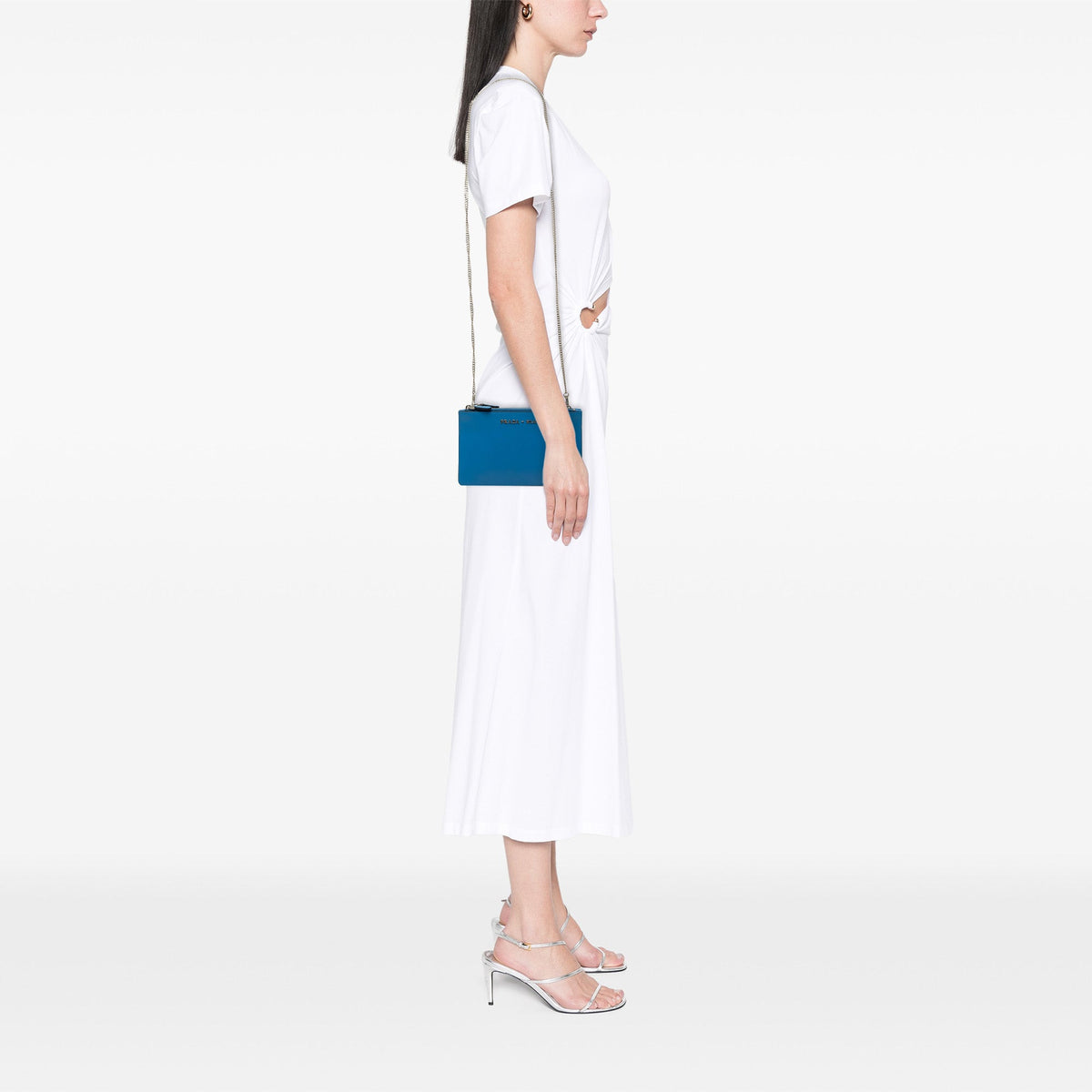 Prada City Calf Double Zip Crossbody