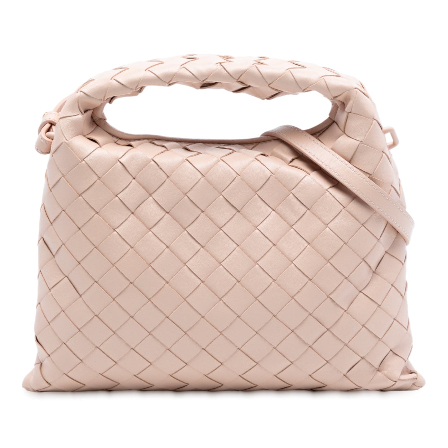 Bottega Veneta Mini Calfskin Intrecciato Hop Satchel