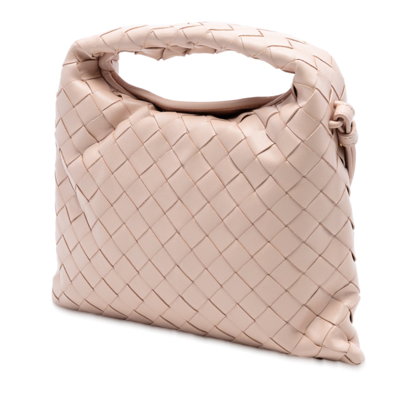 Bottega Veneta Mini Calfskin Intrecciato Hop Satchel