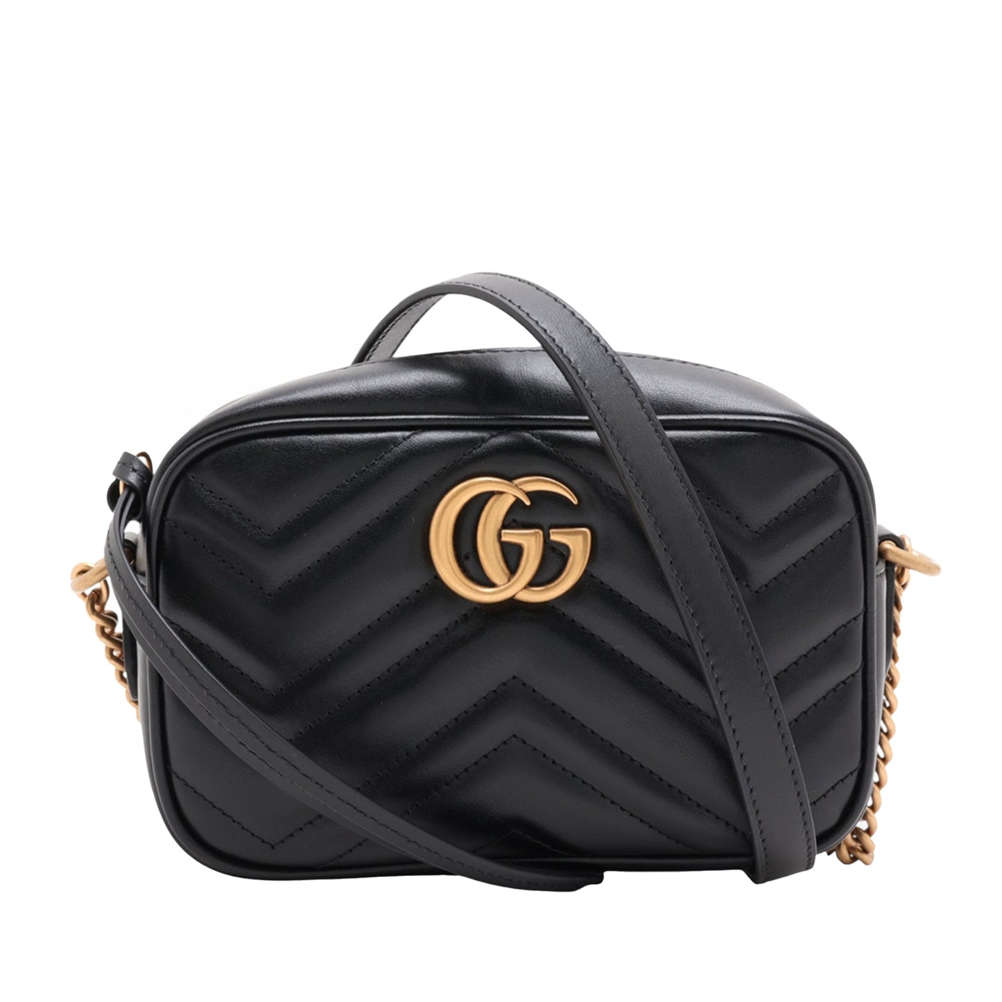 Gucci Mini GG Marmont Matelasse Calfskin Crossbody