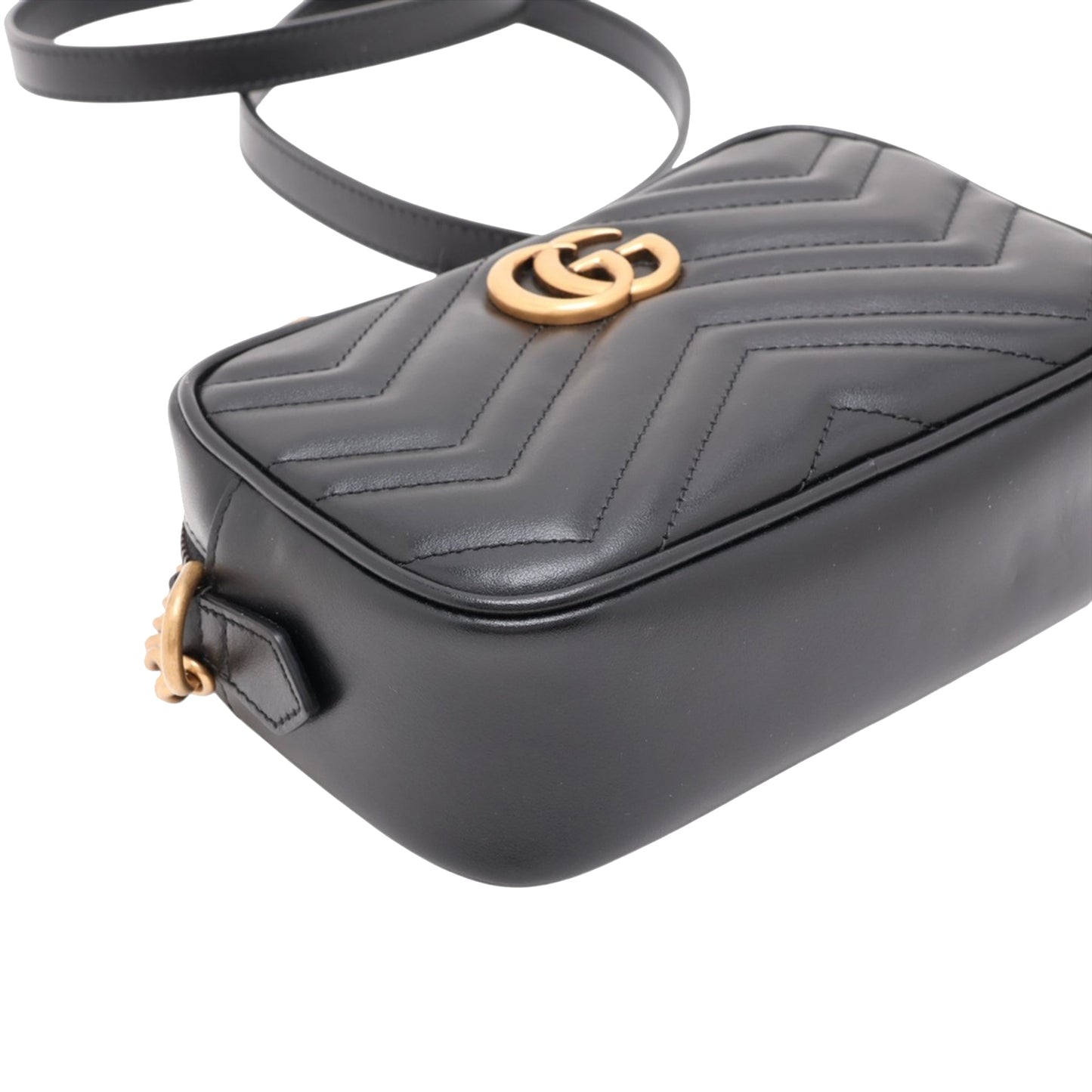 Gucci Mini GG Marmont Matelasse Calfskin Crossbody
