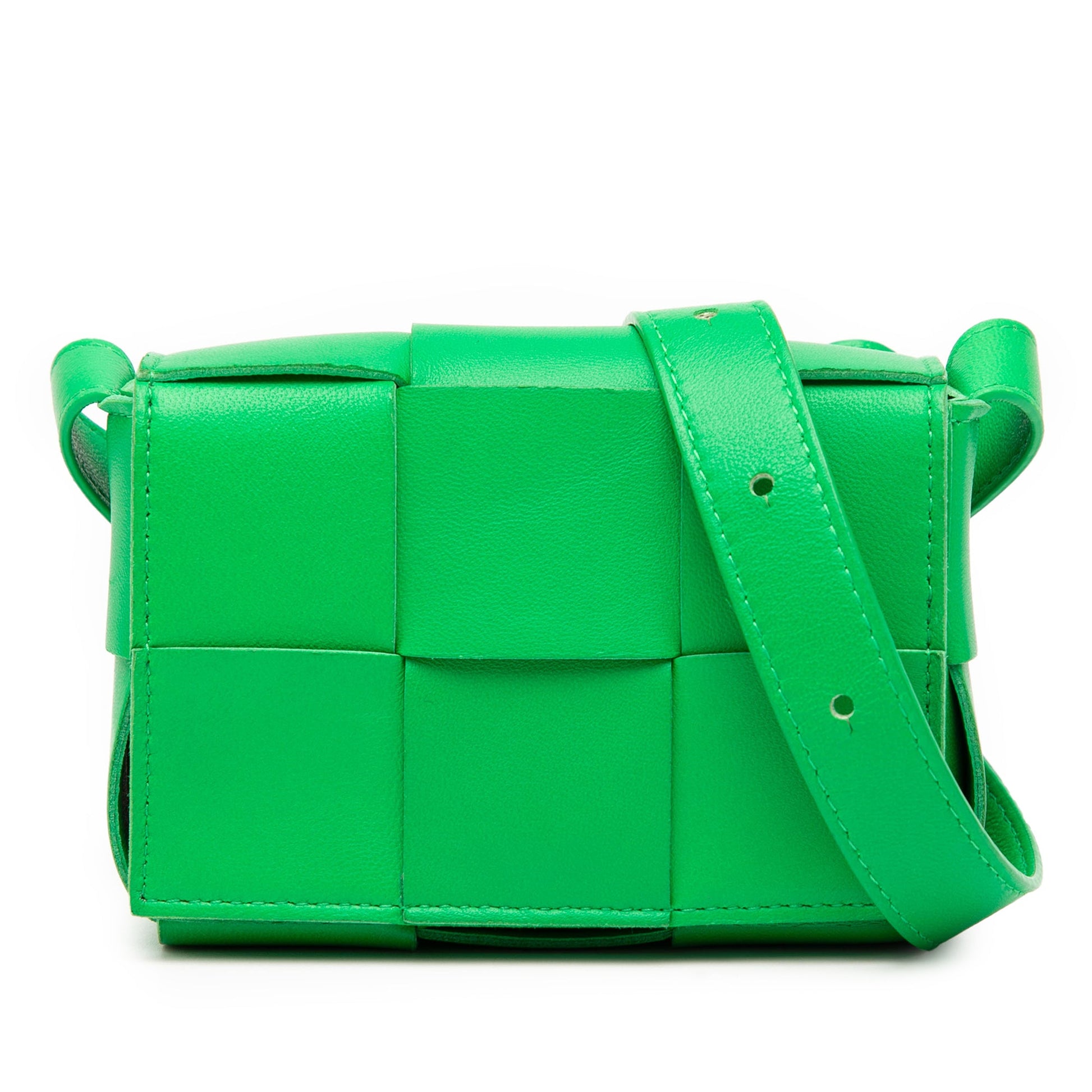 Bottega Veneta Candy Nappa Intrecciato Cassette Crossbody