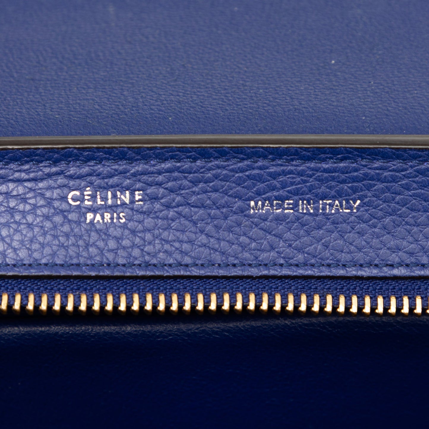 Celine Small Calfskin and Suede Trapeze Satchel