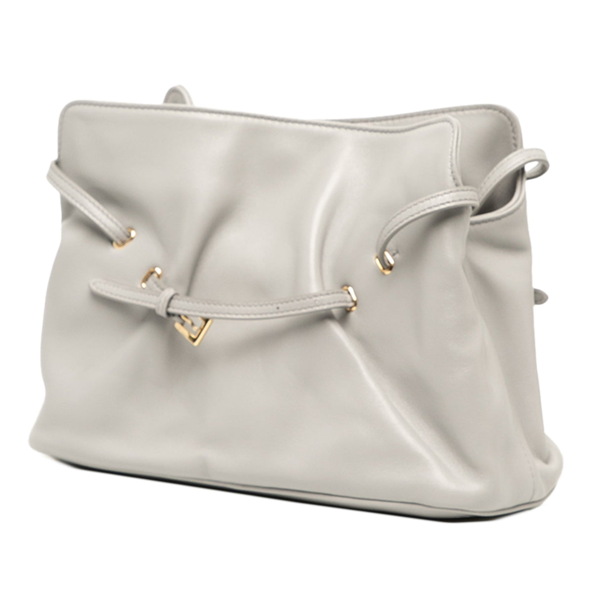 Prada Small Nappa Dada Shoulder Bag — Gray