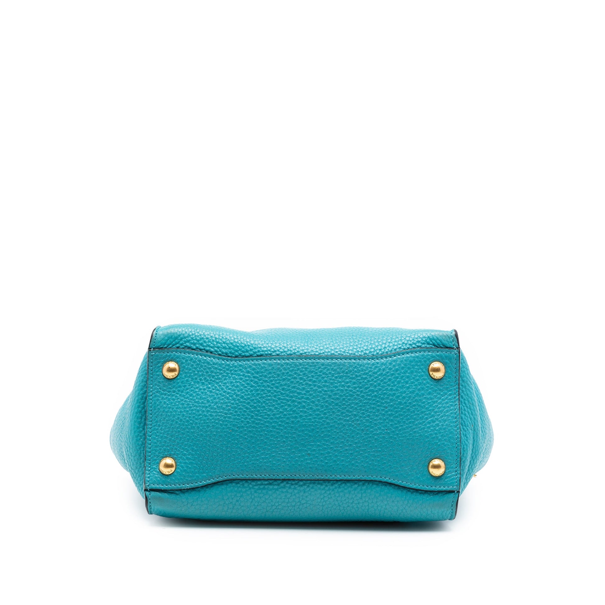 Prada Vitello Daino Sound Lock Satchel