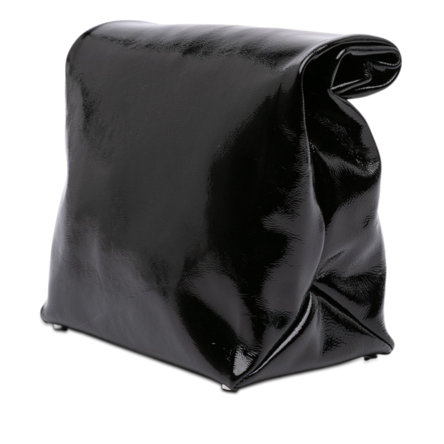 Alexander Wang Patent Logo Lunch Bag Clutch