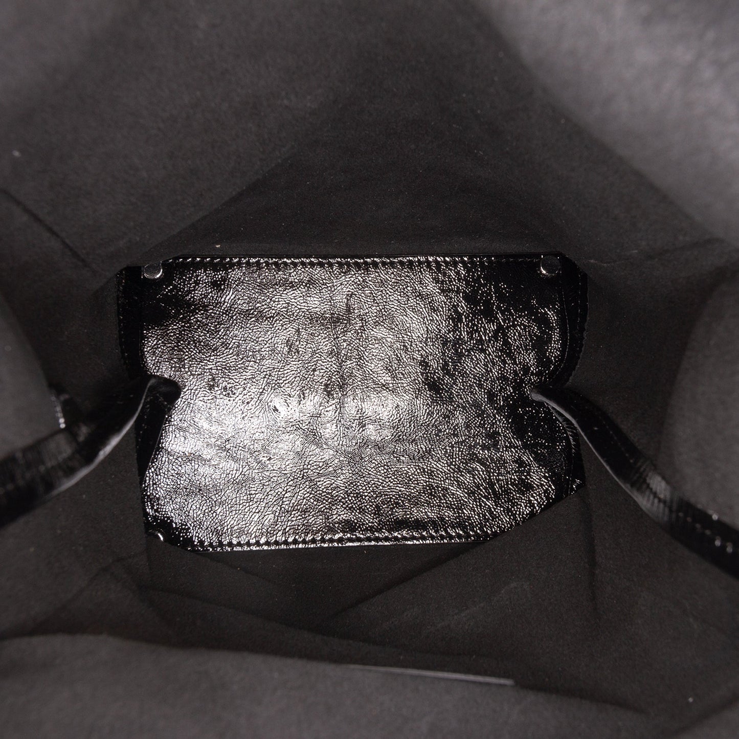 Alexander Wang Patent Logo Lunch Bag Clutch