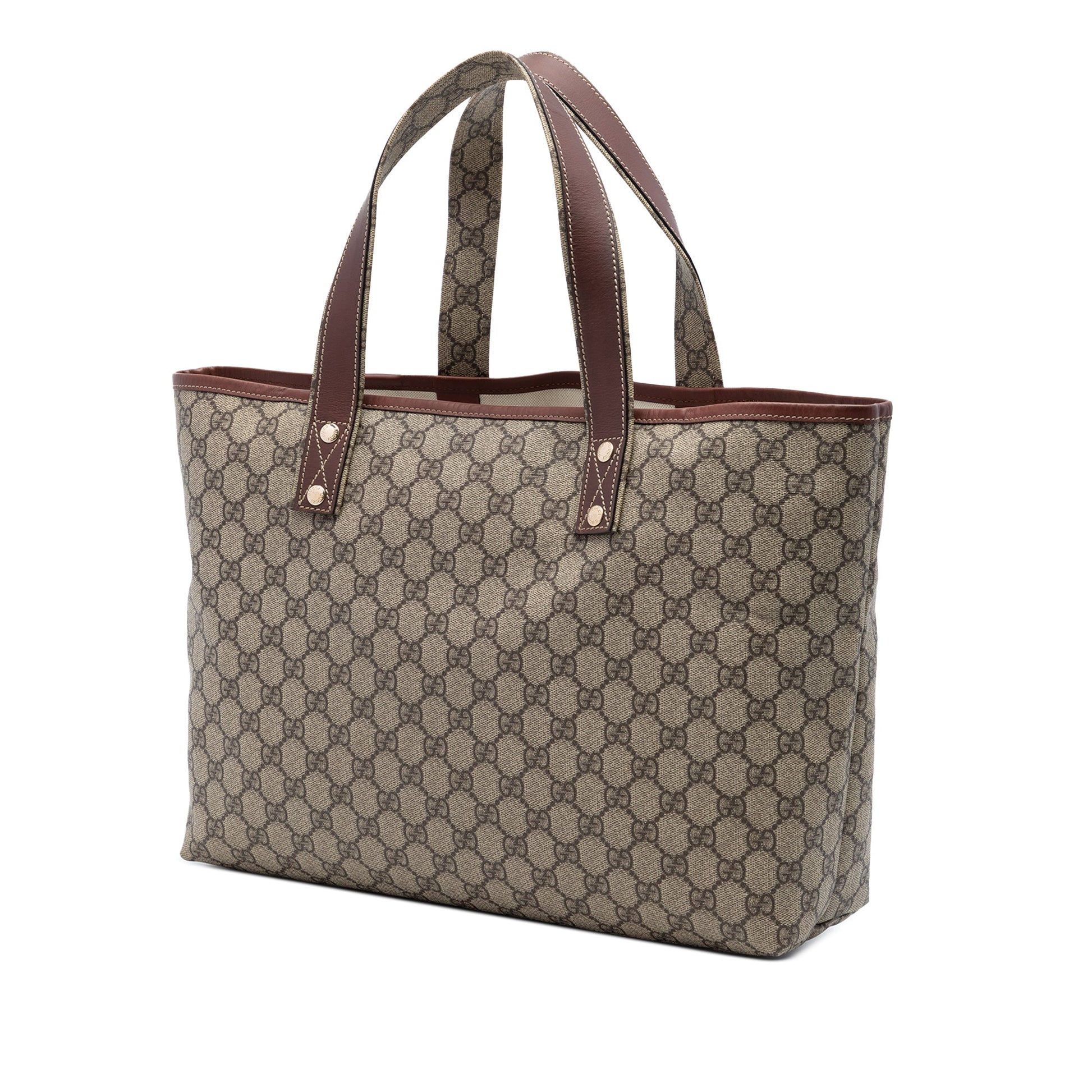 Gucci Medium GG Supreme Web Loop Tote