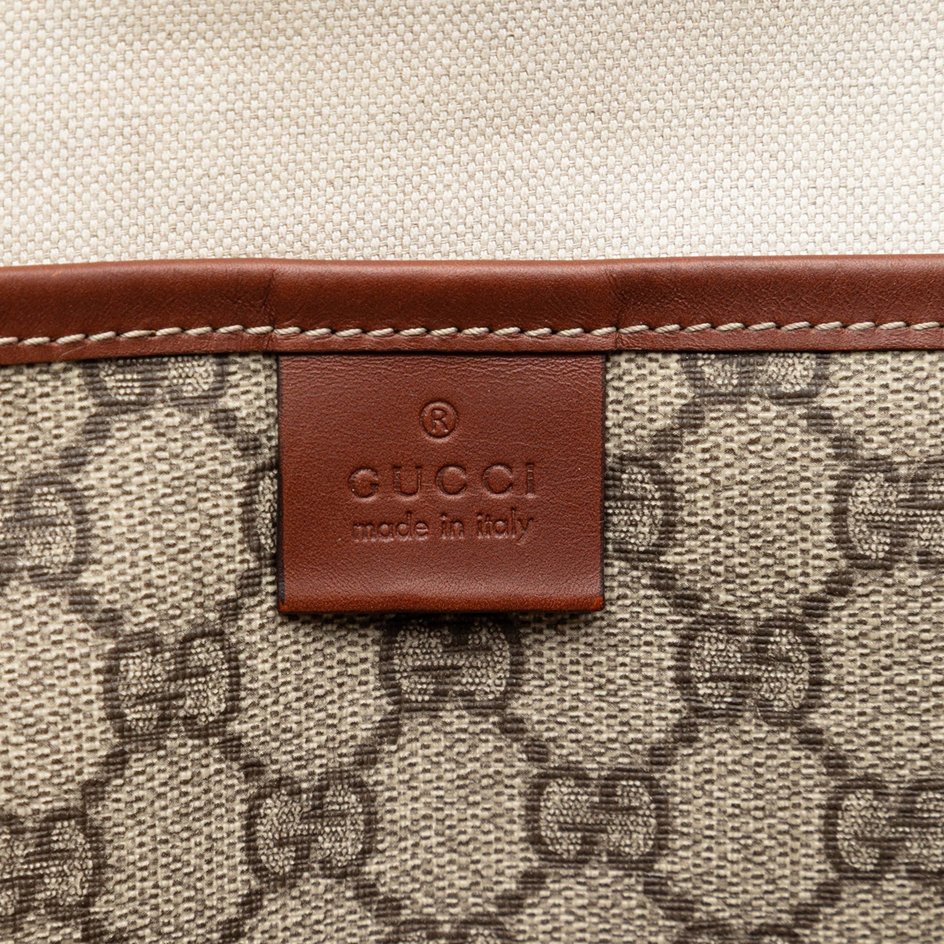 Gucci Medium GG Supreme Web Loop Tote