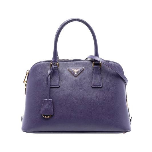 Prada Medium Saffiano Lux Promenade Satchel