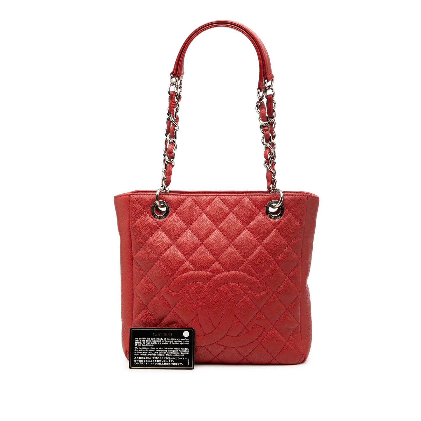 Chanel Caviar Petite Shopping Tote