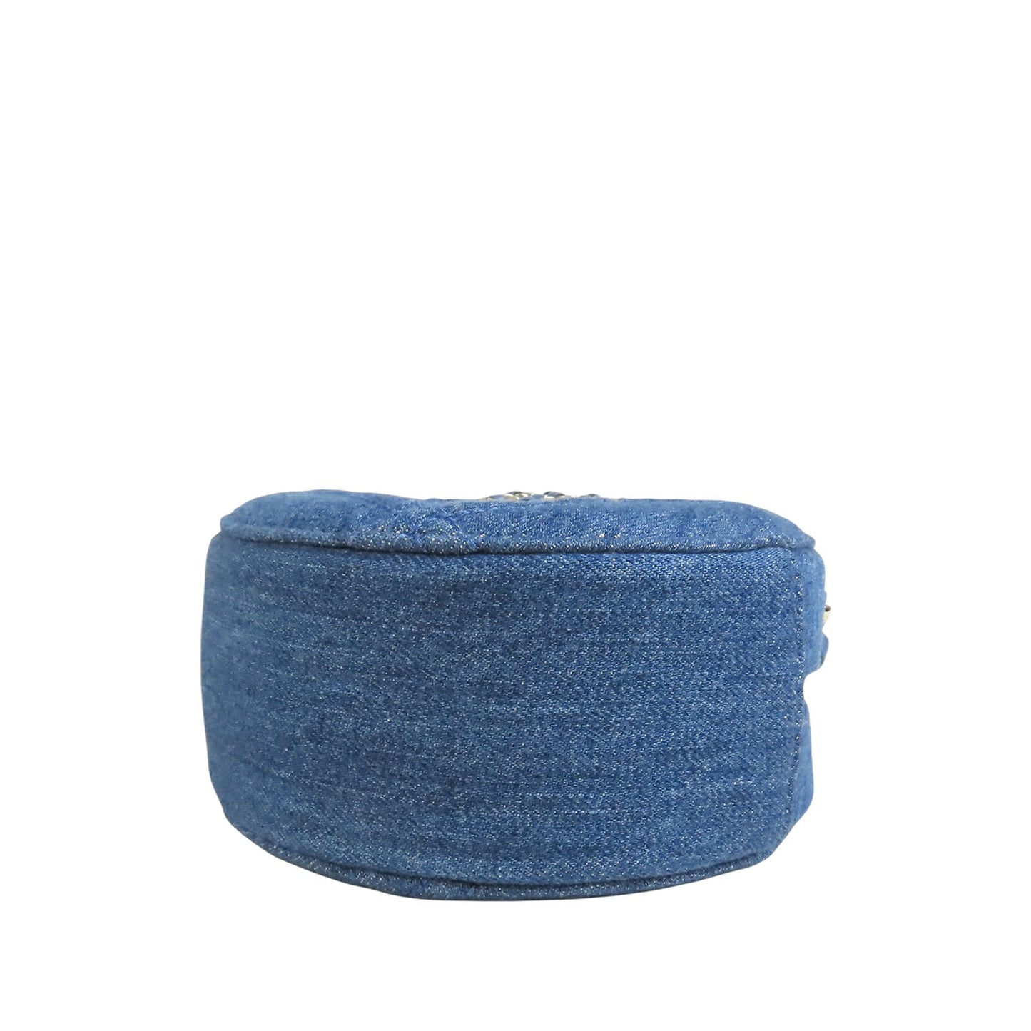 Chanel Denim 19 Round Clutch with Chain