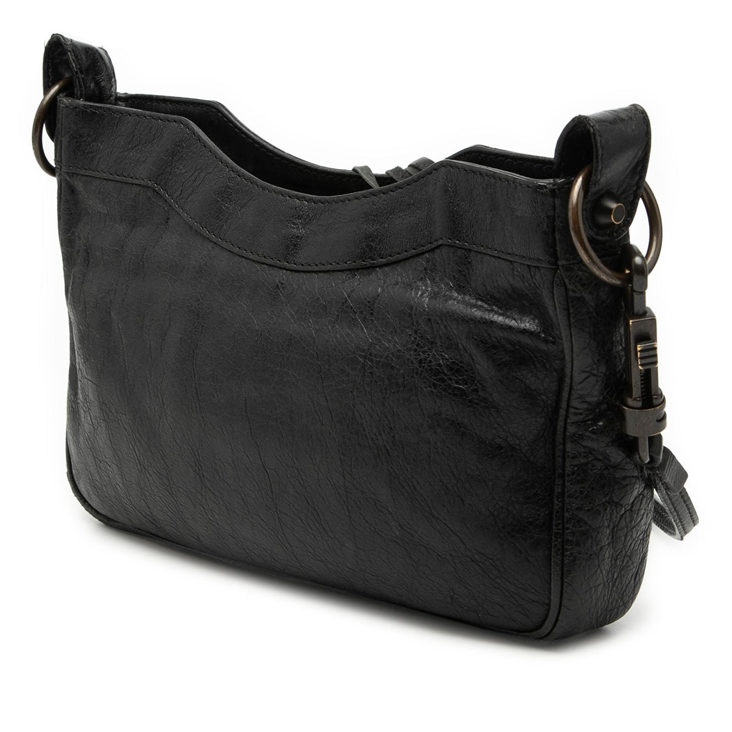 Balenciaga Lambskin Motocross Classic Hip Crossbody