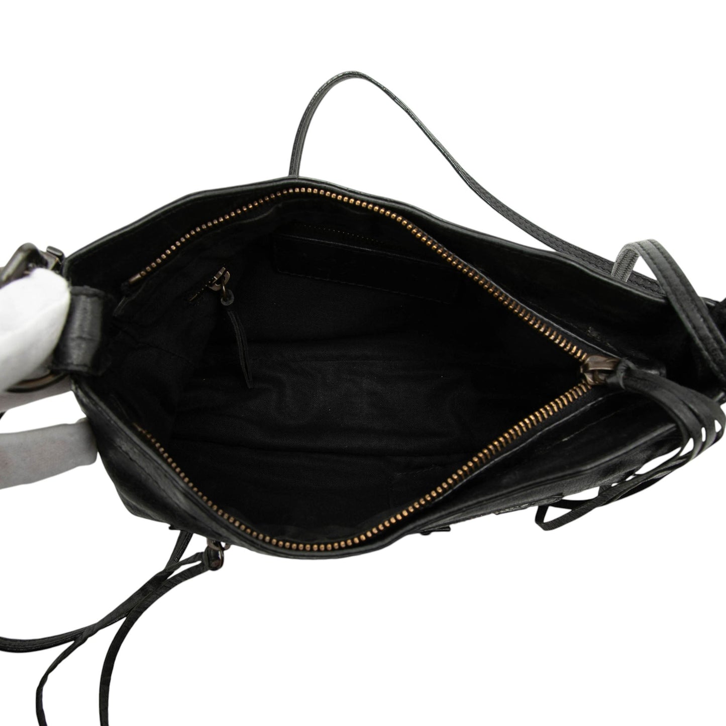 Balenciaga Lambskin Motocross Classic Hip Crossbody