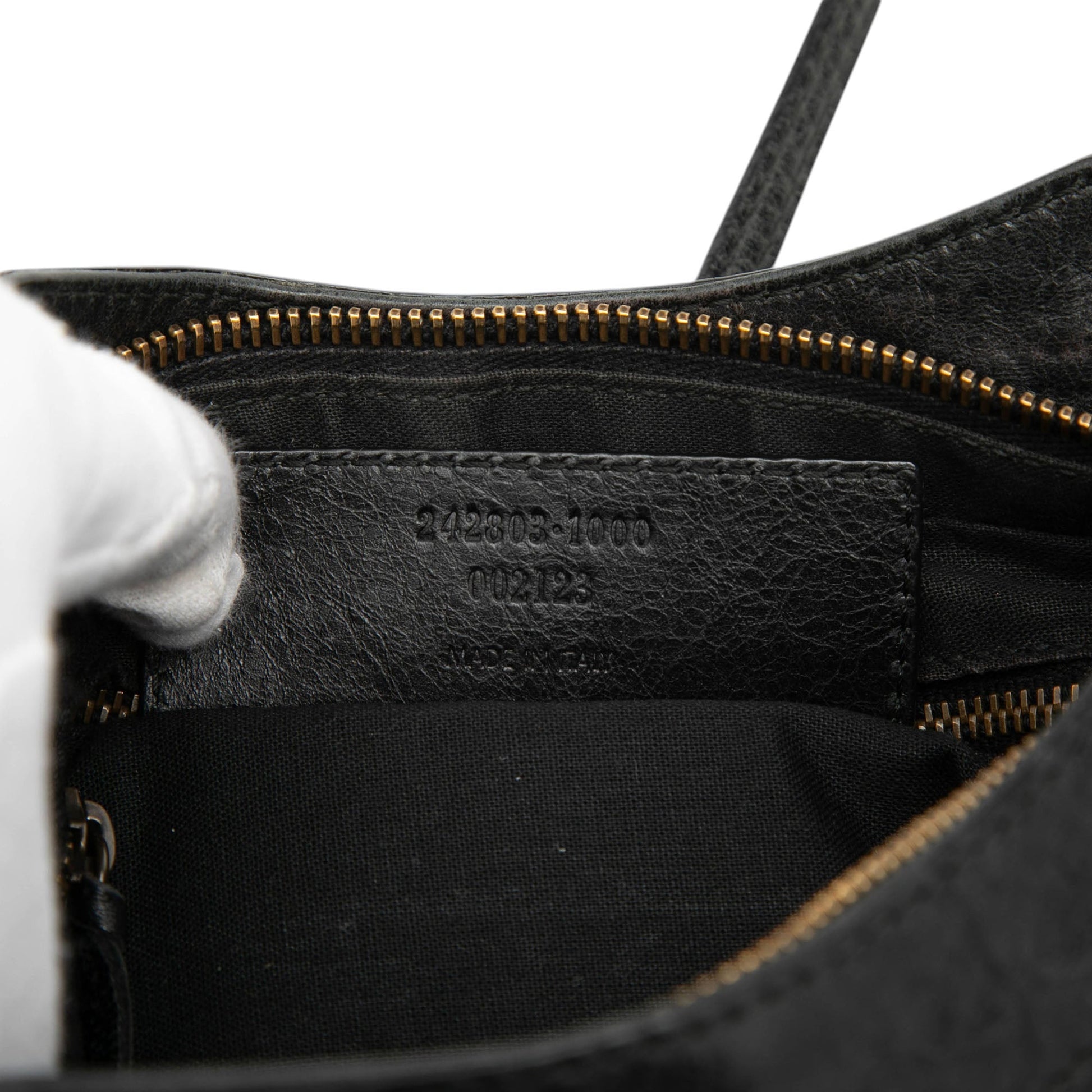 Balenciaga Lambskin Motocross Classic Hip Crossbody