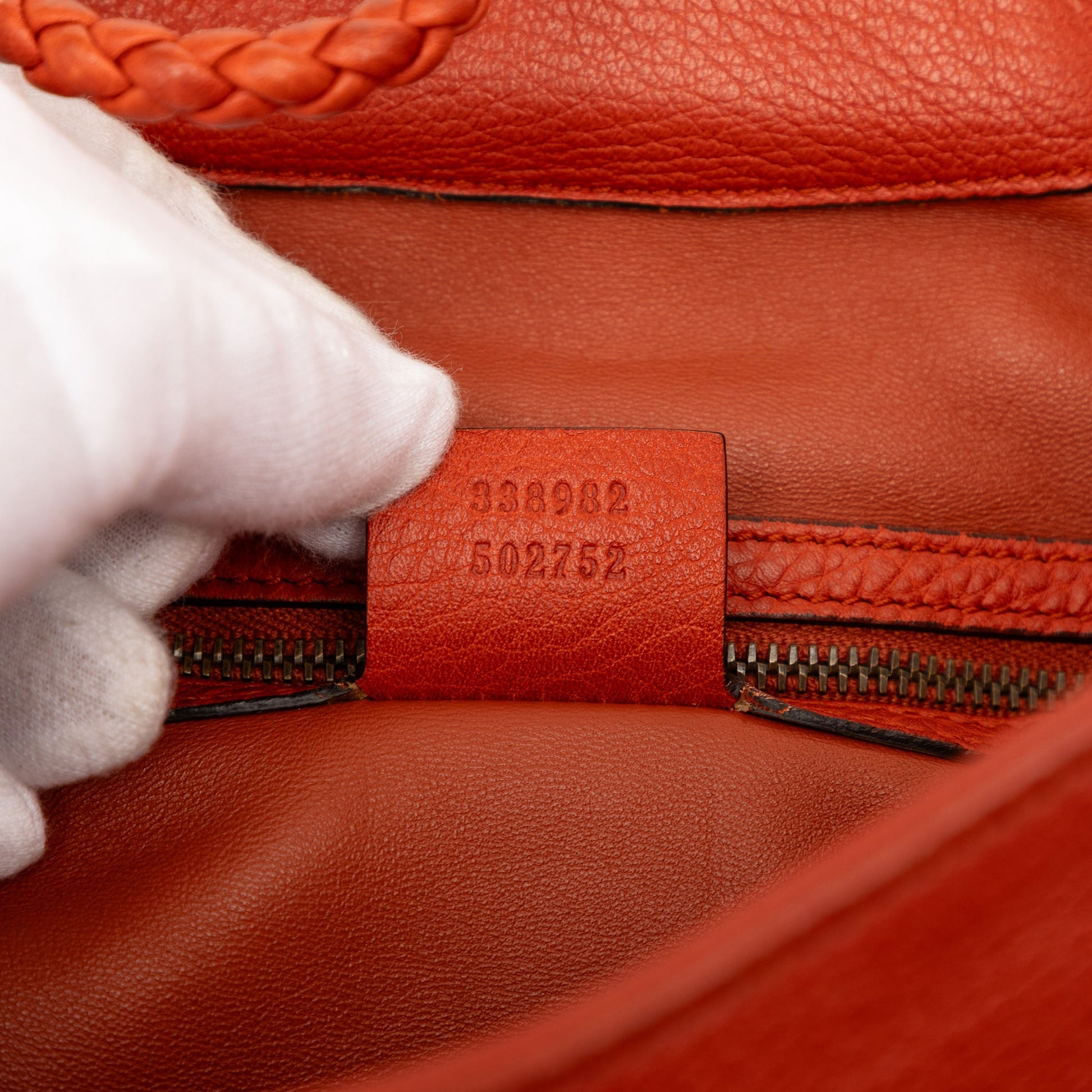 Gucci Calfskin Hip Bamboo Satchel